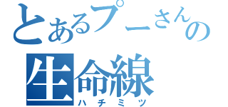 とあるプーさんの生命線（ハチミツ）