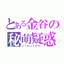 とある金谷の秘萌疑惑（シークレットダウト）