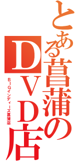 とある菖蒲のＤＶＤ店（ＢＩＧインディーズ菖蒲店）