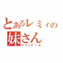 とあるレミィの妹さん（フランドール）