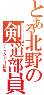 とある北野の剣道部員（チェムドー部隊）