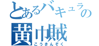 とあるバキュラの黄巾賊（こうきんぞく）