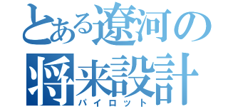 とある遼河の将来設計（パイロット）