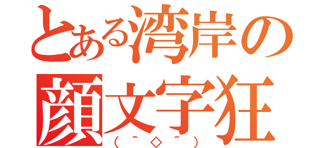 とある湾岸の顔文字狂（（＾◇＾））