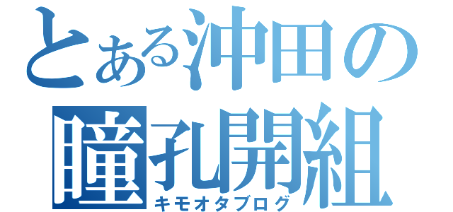 とある沖田の瞳孔開組（キモオタブログ）