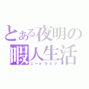 とある夜明の暇人生活（ニートライフ）