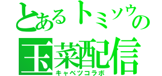 とあるトミソウの玉菜配信（キャベツコラボ）