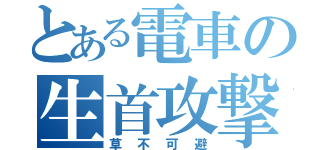 とある電車の生首攻撃（草不可避）