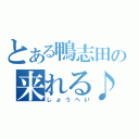 とある鴨志田の来れる♪（しょうへい）