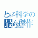 とある科学の最高傑作（１ｇ２万の糞ネタ）