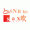 とあるＮＢＩのｓａｘ吹き（しょうい）