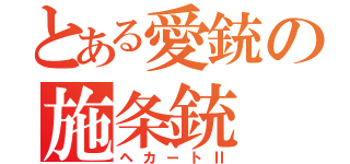 とある愛銃の施条銃（ヘカートⅡ）