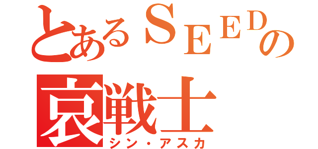 とあるＳＥＥＤの哀戦士（シン・アスカ）