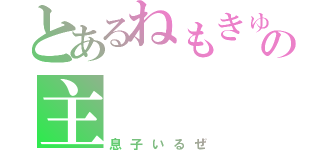 とあるねもきゅんの主   婦（息子いるぜ）