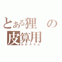 とある狸の皮算用（ホログラム）