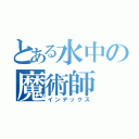 とある水中の魔術師（インデックス）