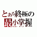 とある終極の最小掌握（ラスト・キープ）