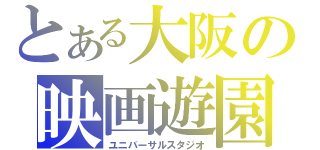 とある大阪の映画遊園地（ユニバーサルスタジオ）