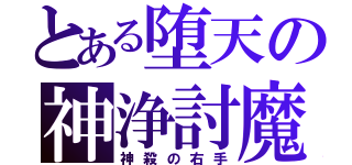 とある堕天の神浄討魔（神殺の右手）