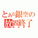 とある銀空の放置終了（再始動）