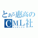 とある惠高のＣＭＬ社（インデックス）