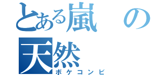 とある嵐の天然（ボケコンビ）