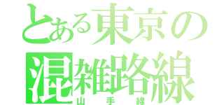 とある東京の混雑路線（山手線）