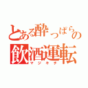 とある酔っぱらいの飲酒運転（マジキチ）