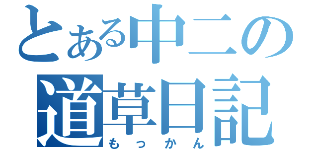 とある中二の道草日記（もっかん）