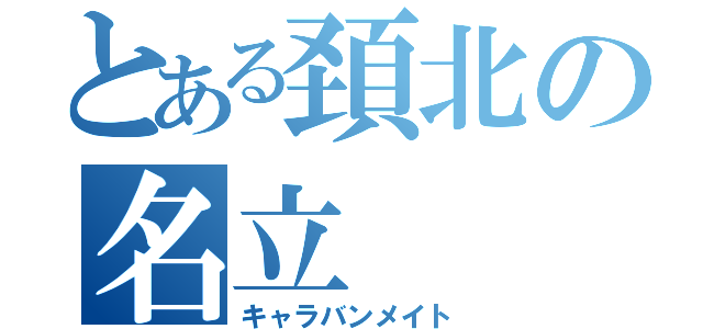 とある頚北の名立（キャラバンメイト）