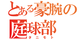 とある豪腕の庭球部（タニモト）