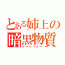 とある姉上の暗黒物質（ダークマター）