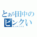 とある田中のピンクいパンツ（インデックス）