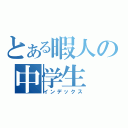 とある暇人の中学生（インデックス）