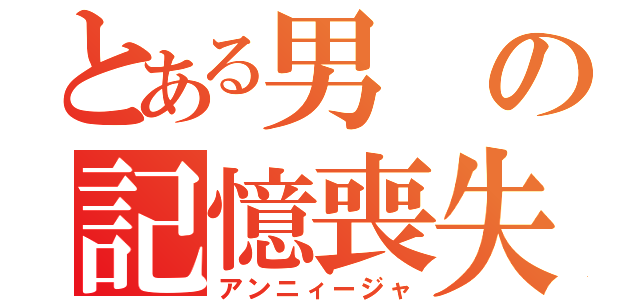 とある男の記憶喪失（アンニィージャ）