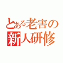 とある老害の新人研修会（）