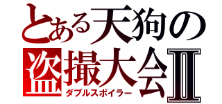 とある天狗の盗撮大会Ⅱ（ダブルスポイラー）