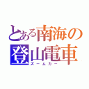 とある南海の登山電車（ズームカー）