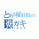 とある稲田堤の糞ガキ（小林花音）