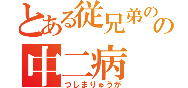 とある従兄弟のの中二病（つしまりゅうが）