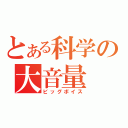 とある科学の大音量（ビッグボイス）