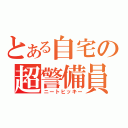 とある自宅の超警備員（ニートヒッキー）