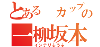 とある カップルの一柳坂本（インテリふうふ）