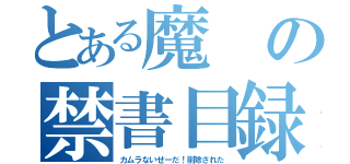 とある魔の禁書目録（カムラないせーだ！削除された）