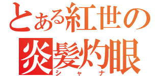 とある紅世の炎髪灼眼（シャナ）