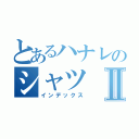 とあるハナレのシャツⅡ（インデックス）