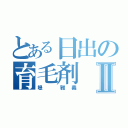 とある日出の育毛剤Ⅱ（堤　雅義）