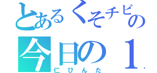 とあるくそチビの今日の１日（仁びんた）