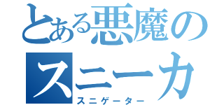 とある悪魔のスニーカー（スニゲーター）