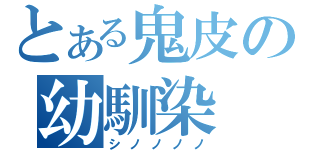 とある鬼皮の幼馴染（シノノノノ）